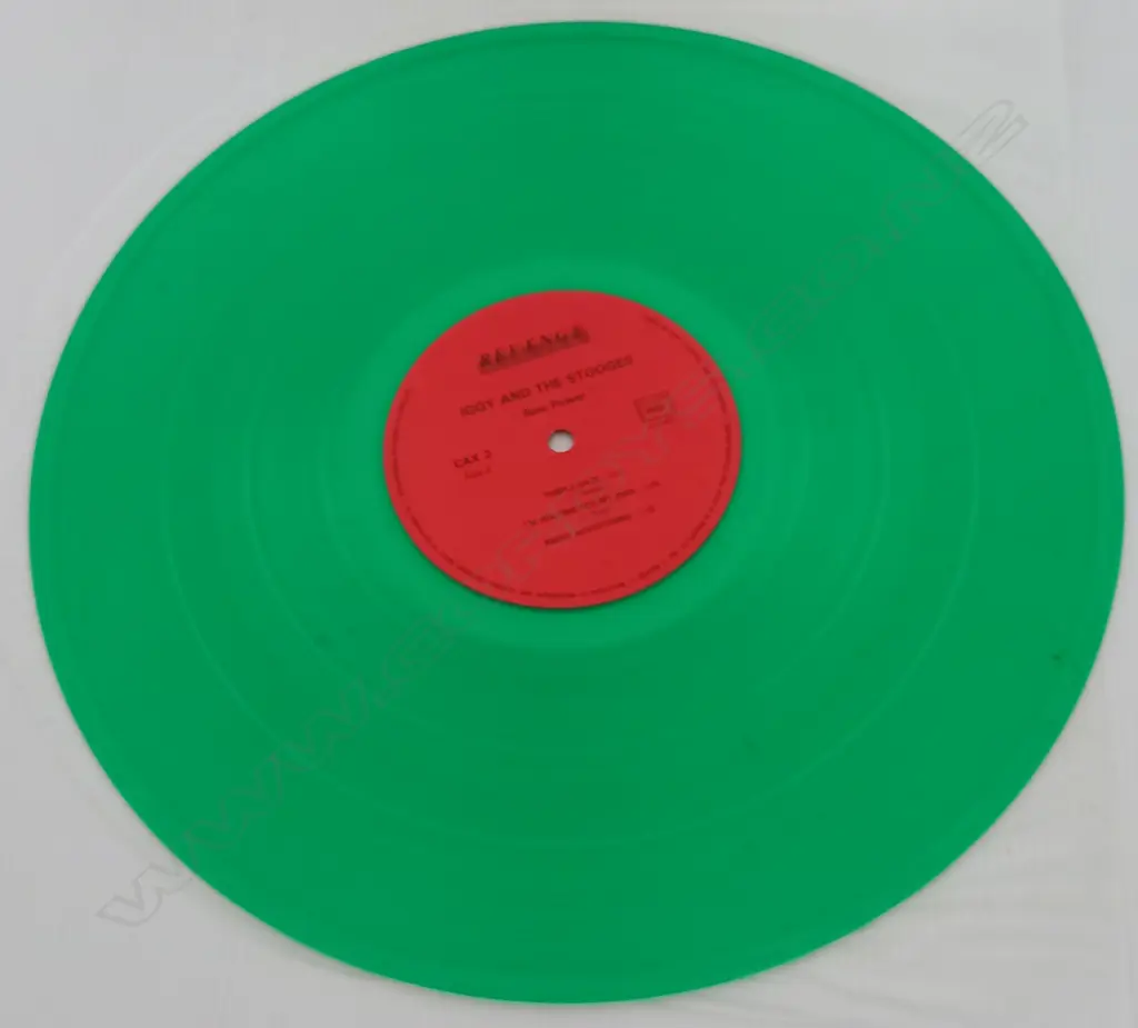 Iggy -The Stooges, Raw Power, (12" single), (Green Vinyl) Image 1++